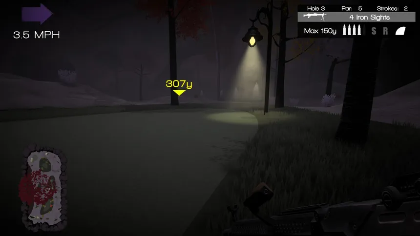 Скриншот 1 к игре Nice Shot! The Gun Golfing Game