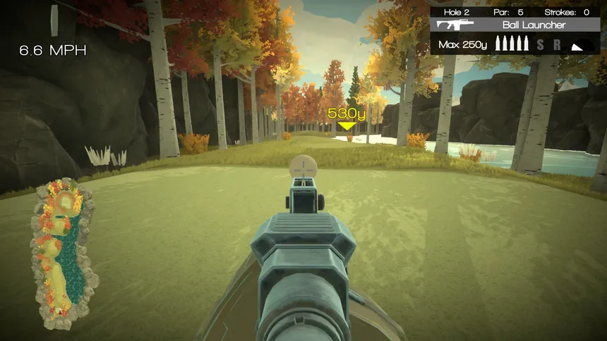 Скриншот 4 к игре Nice Shot! The Gun Golfing Game