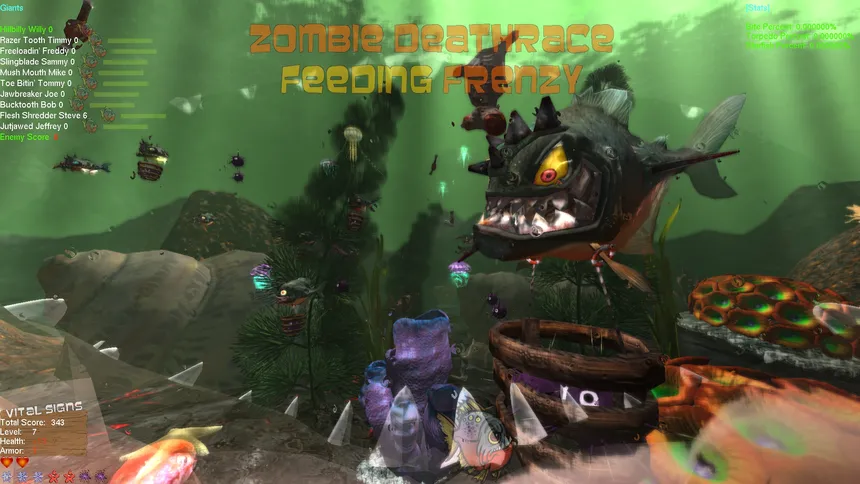 Скриншот 6 к игре Zombie Deathrace Feeding Frenzy