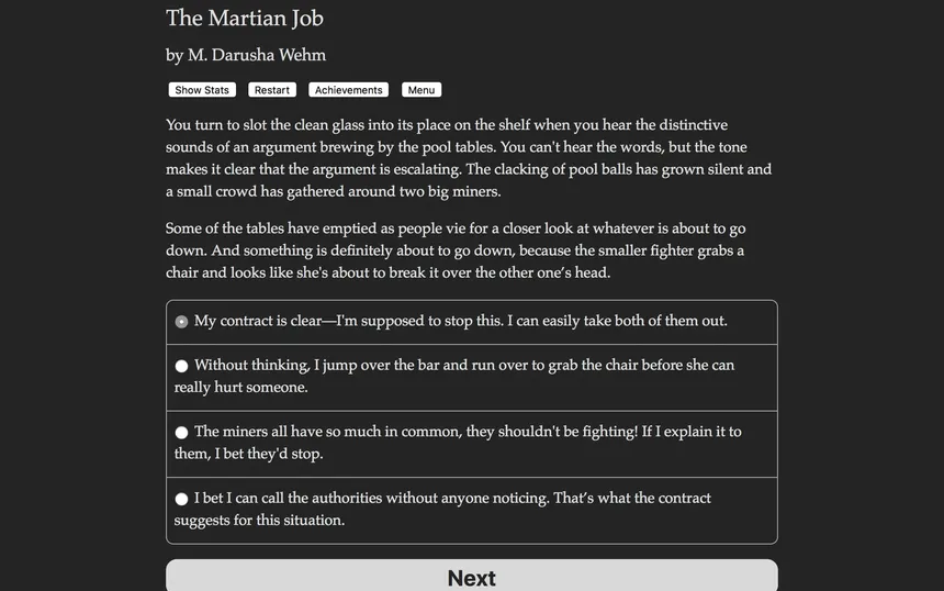 Скриншот 2 к игре The Martian Job