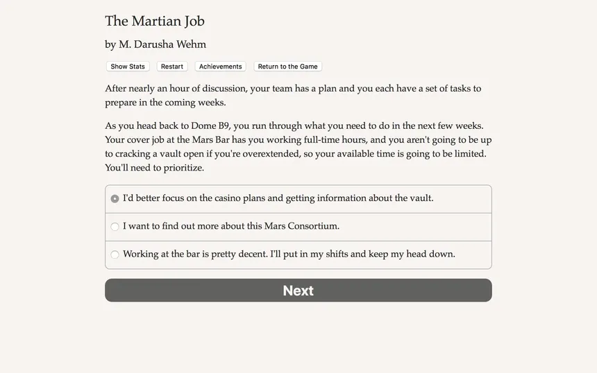Скриншот 3 к игре The Martian Job