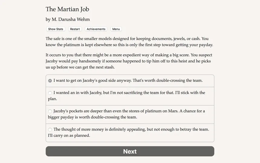 Скриншот 5 к игре The Martian Job