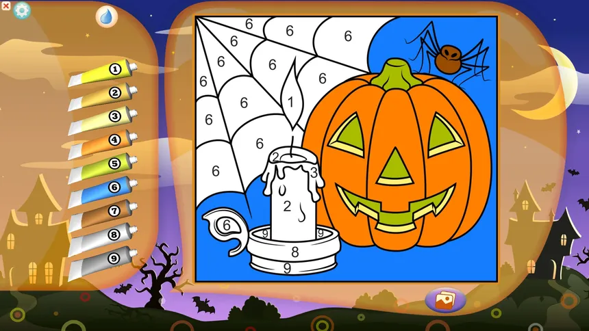 Скриншот 1 к игре Color by Numbers - Halloween