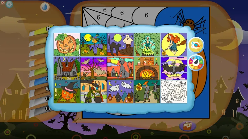 Скриншот 2 к игре Color by Numbers - Halloween