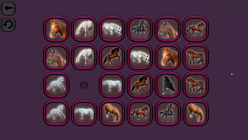 Скриншот 5 к игре Animals Memory: Horses