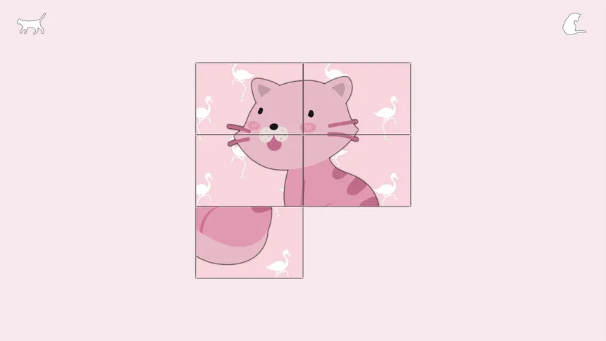 Скриншот 1 к игре Cat's Puzzle  /ᐠ｡ꞈ｡ᐟ\