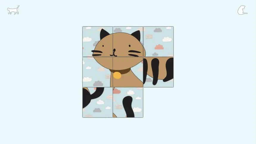 Скриншот 2 к игре Cat's Puzzle  /ᐠ｡ꞈ｡ᐟ\