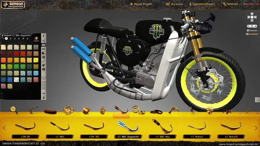 Скриншот 1 к игре Simson Tuningwerkstatt 3D