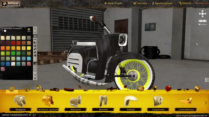 Скриншот 2 к игре Simson Tuningwerkstatt 3D