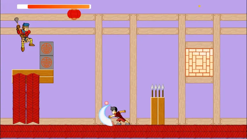 Скриншот 2 к игре Badminton Warrior (羽毛球勇士 中国新年版)