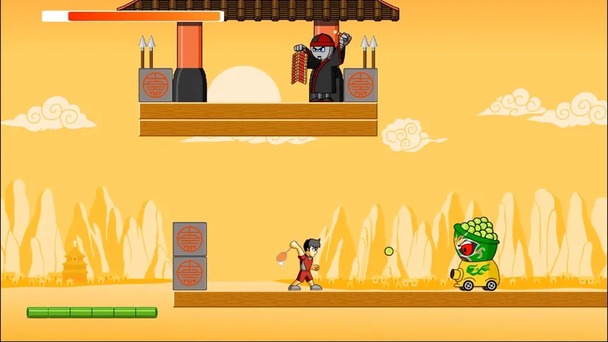 Скриншот 3 к игре Badminton Warrior (羽毛球勇士 中国新年版)