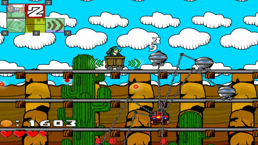 Скриншот 1 к игре Rogue Rails