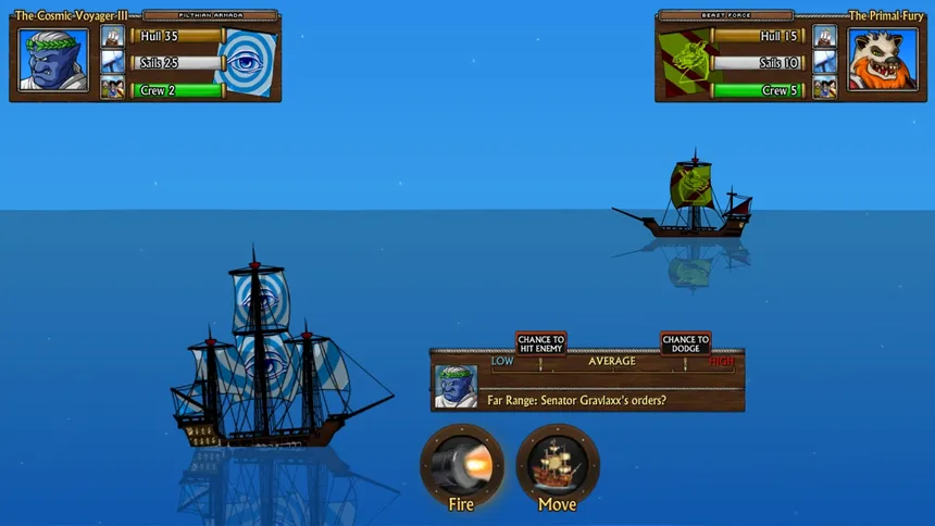 Скриншот 4 к игре Swords and Sandals Pirates