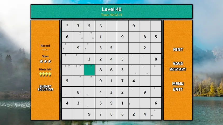 Скриншот 1 к игре Super Turbo Sudoku