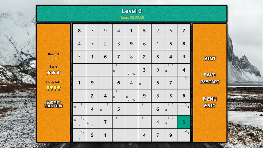 Скриншот 3 к игре Super Turbo Sudoku