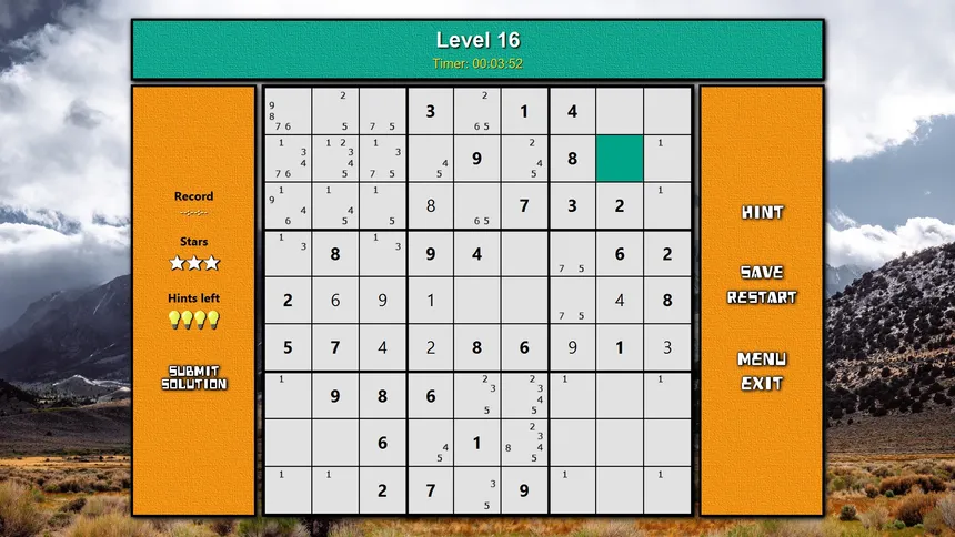 Скриншот 4 к игре Super Turbo Sudoku