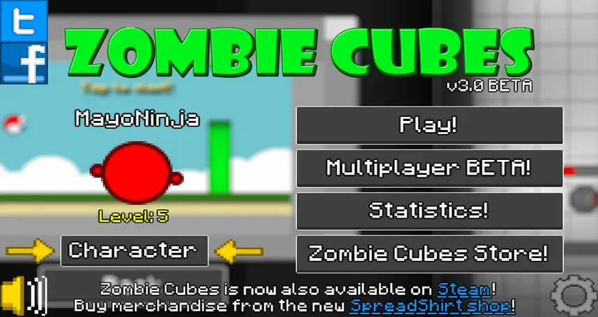 Скриншот 5 к игре Zombie Cubes