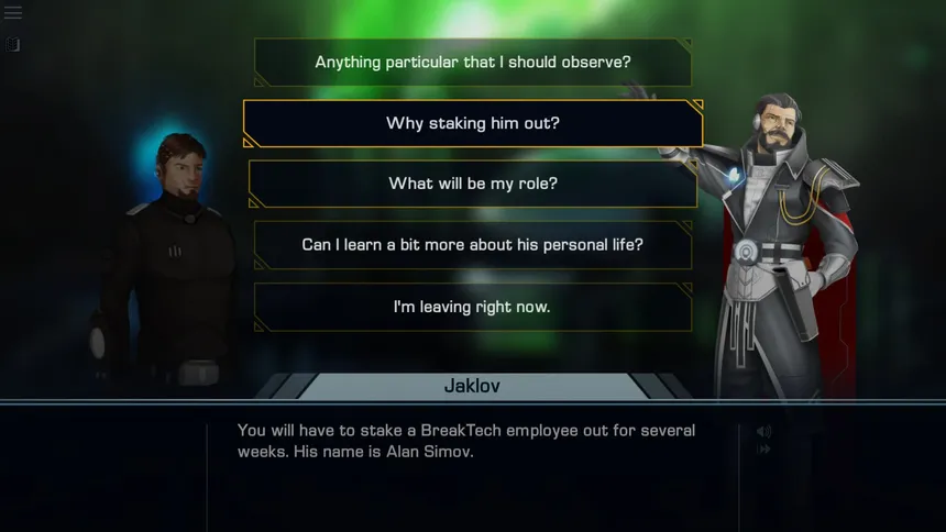 Скриншот 1 к игре S.A.I.A.'s Awakening: A Robothorium Visual Novel
