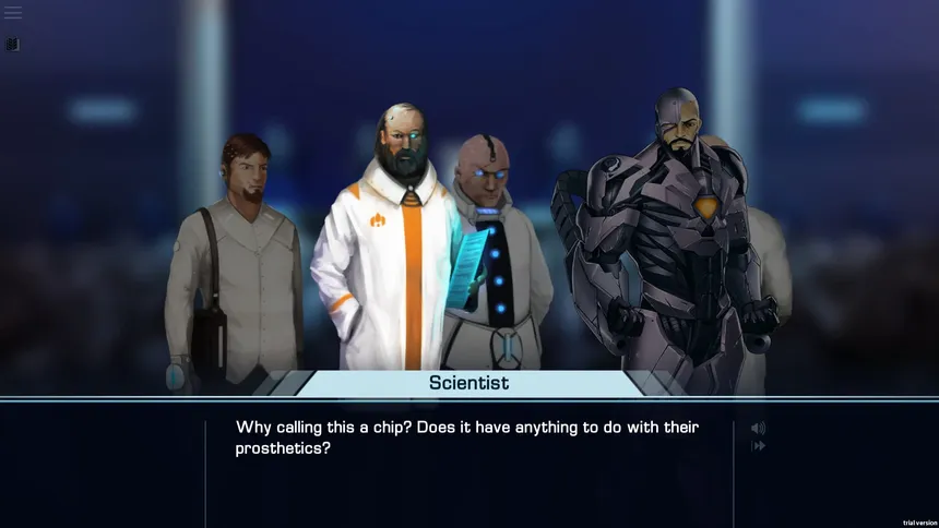 Скриншот 2 к игре S.A.I.A.'s Awakening: A Robothorium Visual Novel