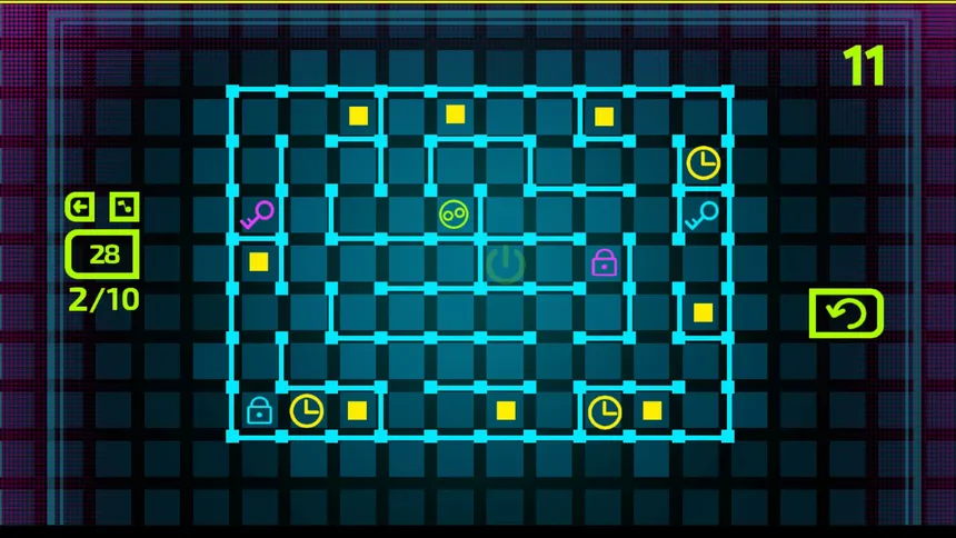 Скриншот 1 к игре NEONARCADE: adventure puzzle muse