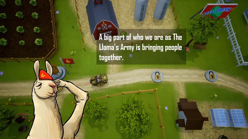 Скриншот 1 к игре Propaganda Llama