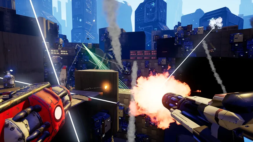 Скриншот 2 к игре Aerobots VR
