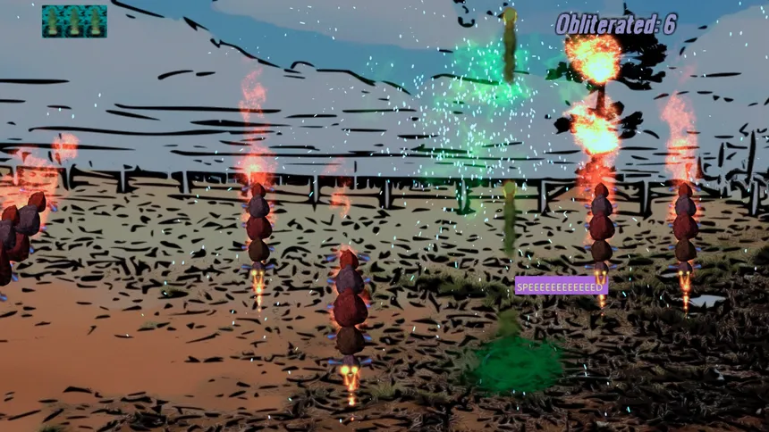 Скриншот 2 к игре Spray Dynamite X Radioactive Insects