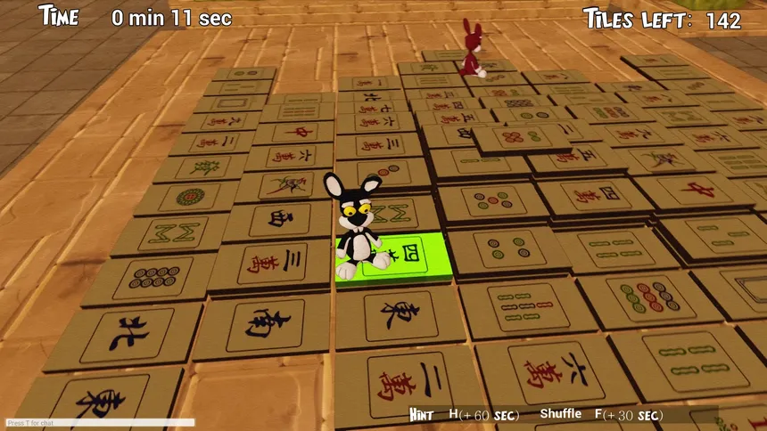 Скриншот 1 к игре Bunny Mahjo