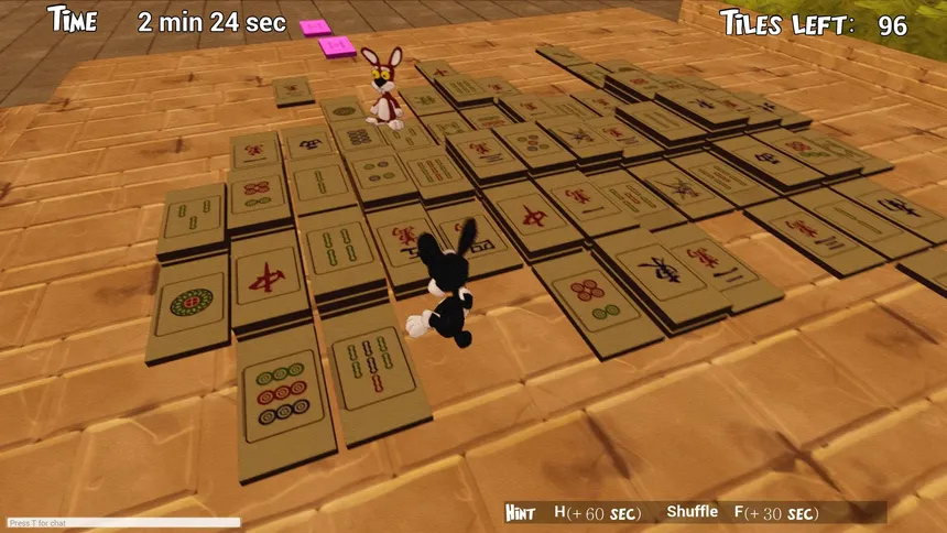 Скриншот 2 к игре Bunny Mahjo