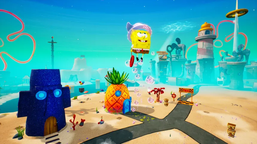Скриншот 1 к игре SpongeBob SquarePants: Battle for Bikini Bottom - Rehydrated
