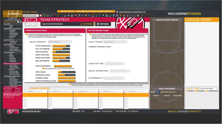 Скриншот 3 к игре Draft Day Sports: Pro Basketball 2019