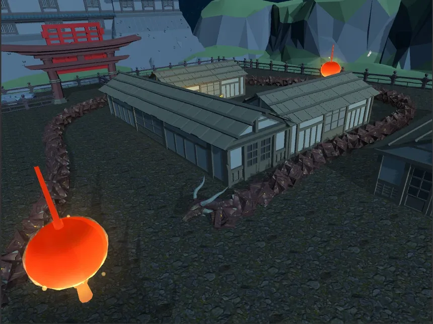 Скриншот 2 к игре DragonSnake VR