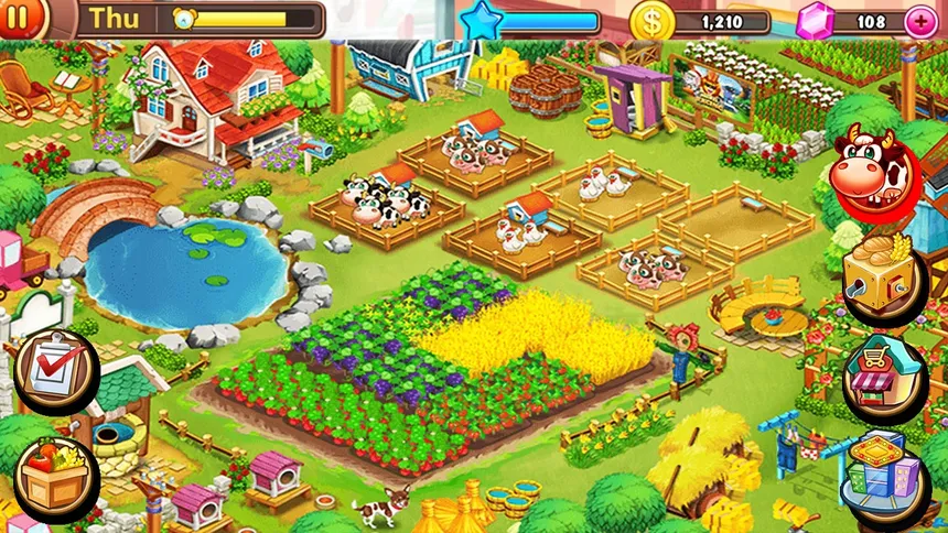 Скриншот 1 к игре Hay Day Farm 2019 - 卡通农场