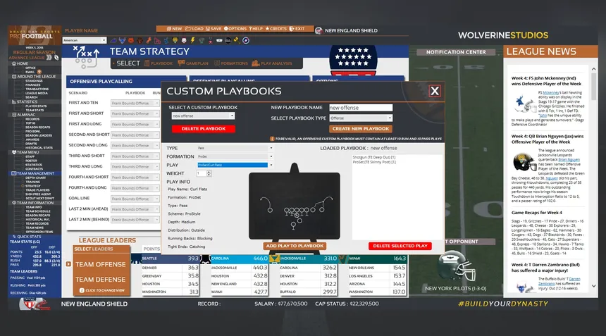Скриншот 6 к игре Draft Day Sports: Pro Football 2019