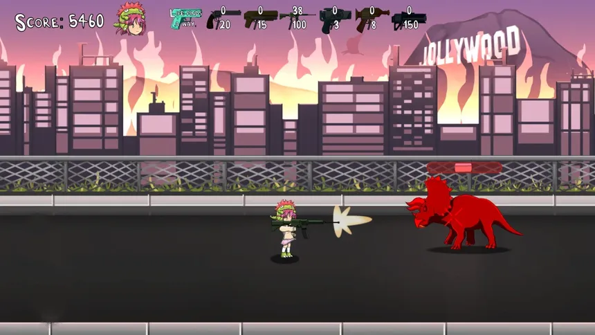 Скриншот 1 к игре DAMNOSAUR