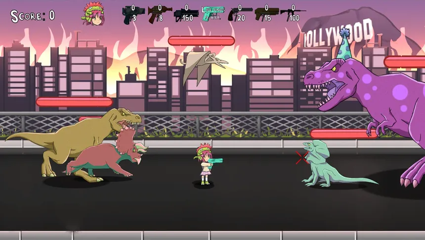 Скриншот 2 к игре DAMNOSAUR