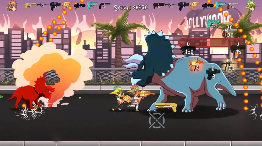 Скриншот 4 к игре DAMNOSAUR