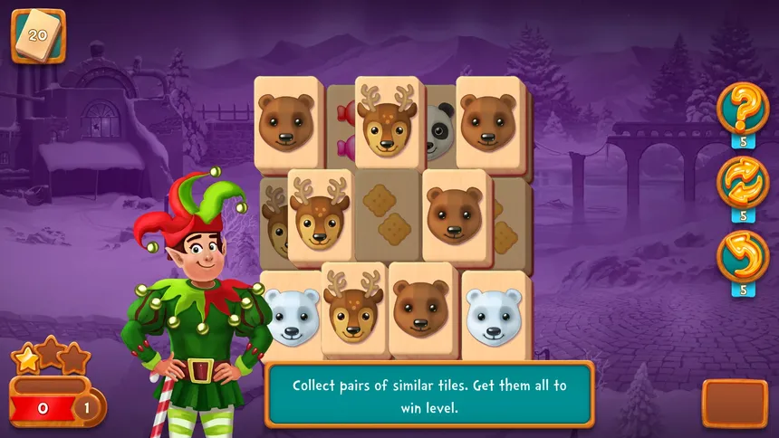 Скриншот 3 к игре Mahjong Fest: Winterland