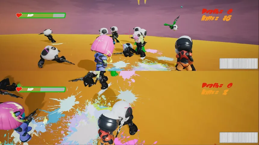 Скриншот 3 к игре Paintball Chibis