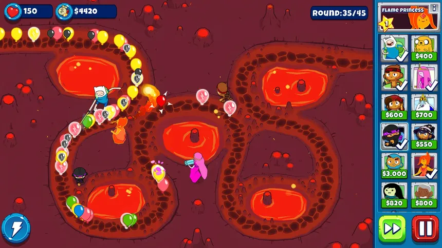 Скриншот 5 к игре Bloons Adventure Time TD