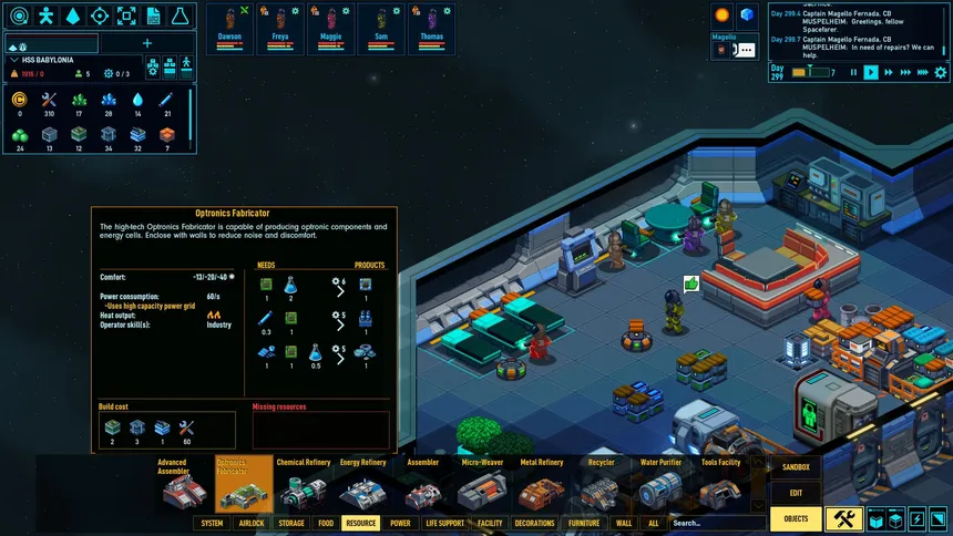 Скриншот 2 к игре Space Haven