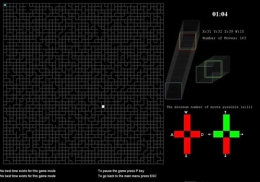 Скриншот 2 к игре Maze 4D
