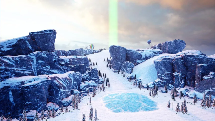 Скриншот 1 к игре Lucky Skiing