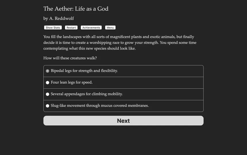 Скриншот 2 к игре The Aether: Life as a God