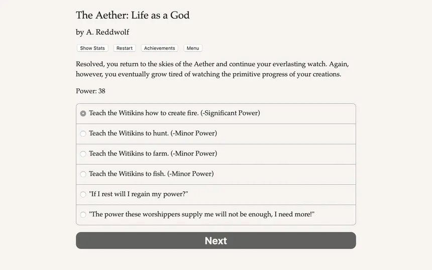 Скриншот 3 к игре The Aether: Life as a God