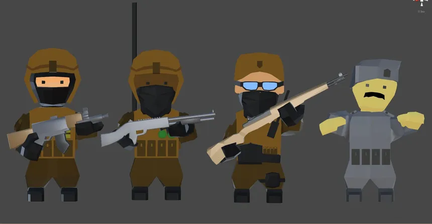 Скриншот 1 к игре Call of Pixel : Close Quarters
