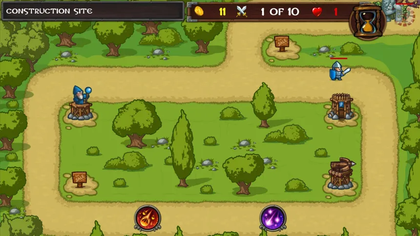 Скриншот 1 к игре Impossible Tower Defense 2D