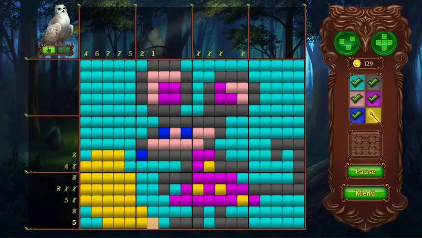 Скриншот 1 к игре Riddles of the Owls' Kingdom. Magic Wings