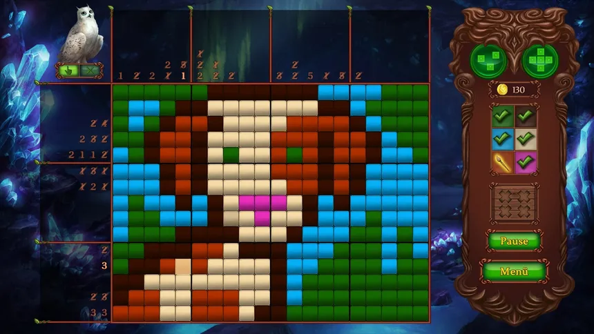 Скриншот 4 к игре Riddles of the Owls' Kingdom. Magic Wings