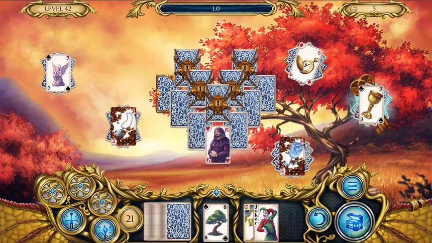 Скриншот 2 к игре Solitaire. Dragon Light